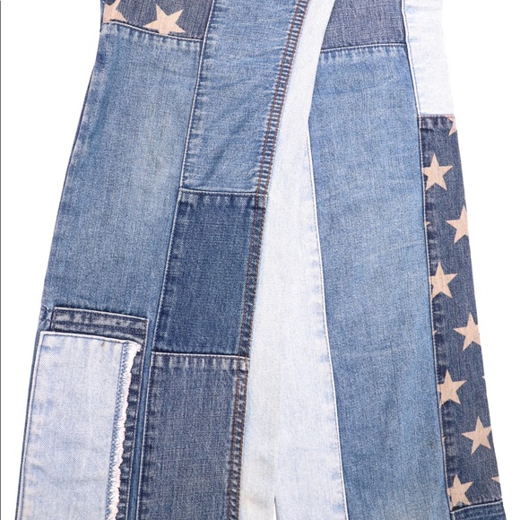 SOLD! Hysteric Glamour Stars Patchwork Denim - Picture 3 of 6